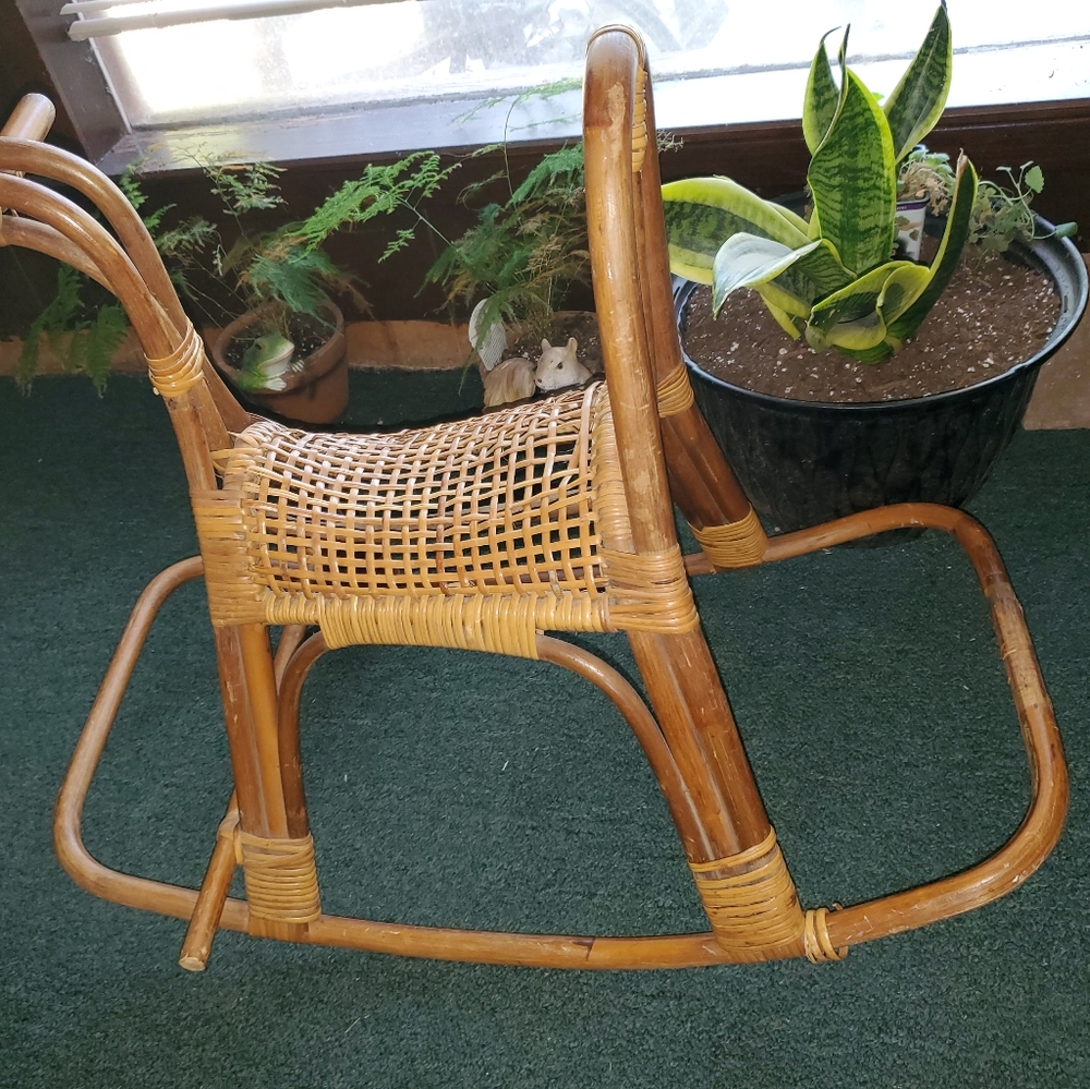 Rattan Rocking Horse